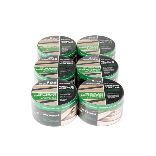 ProWood 3-1/8 in. x 50 ft. Butyl Joist Tape (6-Pack)