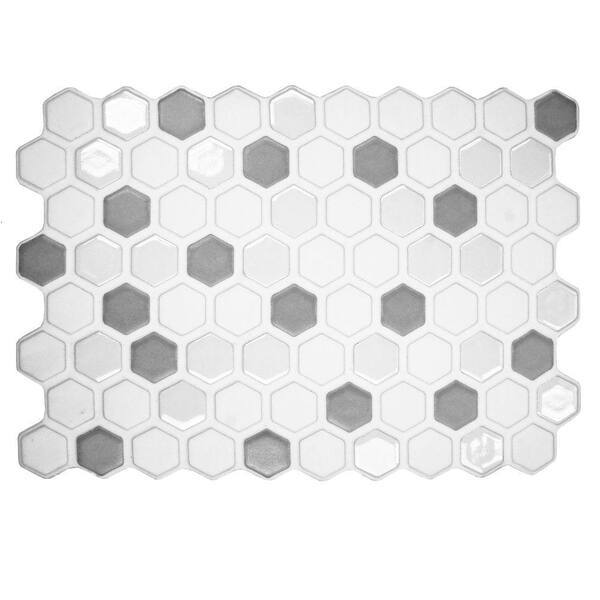 Merola Tile Magna Perfection Silver 8 in. x 12 in. Ceramic Wall Tile