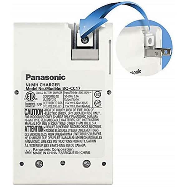 Cargador de Batería Panasonic Eneloop BQ-CC51E + 4 Eneloop AAA (800mAh)  (embalaje de cartón) - NiMH / NiCd - Cargadores de batería - Cargadores