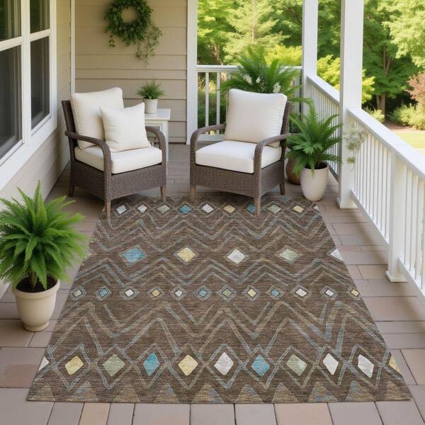 Addison Rugs Chantille Machine Washable Indoor/Outdoor Abstract