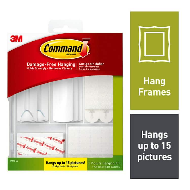 Command 15 Picture Assorted White Picure Hanging Kit