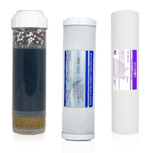 Replacement Filter Set for 3 Stage Mineralize Alkaline 3 Stage Under The Counter System