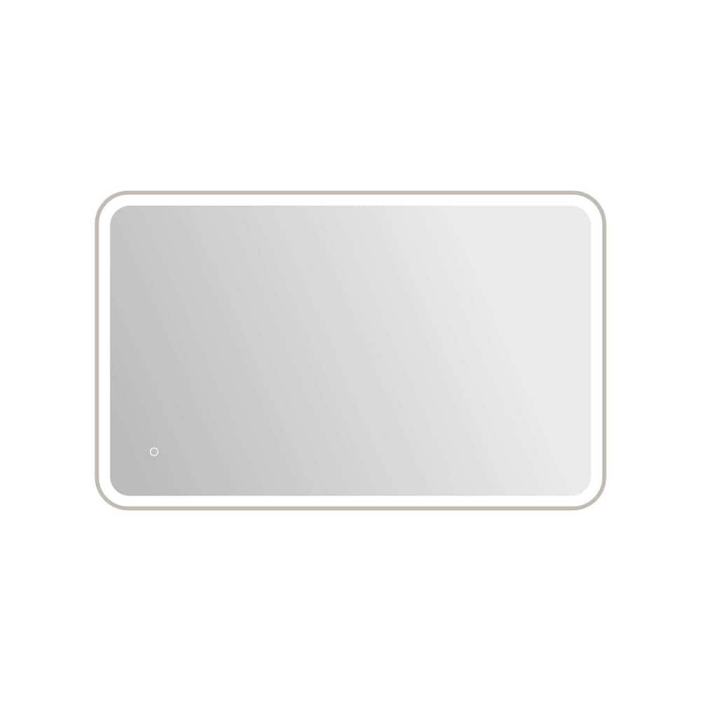 30 in. W x 48 in. H Rectangle Framed LED Wall Mirror in Silver price history on PriceWatchPro