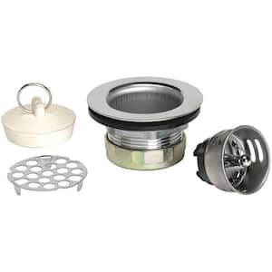 Junior Bar Sink Strainer - Stainless steel with polished finish