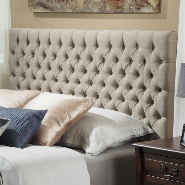 Noble House Jezebel Sand King Headboard, What Is The Best Fabric For A Headboard