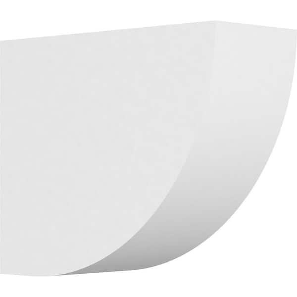 Ekena Millwork 5 in. x 10 in. x 12 in. Standard Durham Architectural Grade PVC Rafter Tail Brace