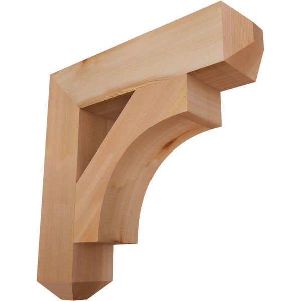 Ekena Millwork 3.5 in. x 18 in. x 18 in. Western Red Cedar Westlake Craftsman Smooth Bracket