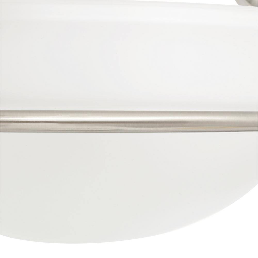 Torino Brushed Nickel 3-Light Inverted Pendant with Etched Glass Bowl