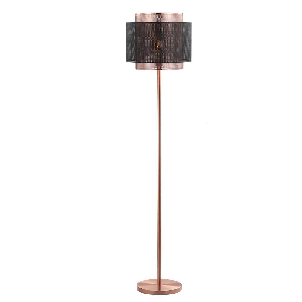 copper led floor lamp