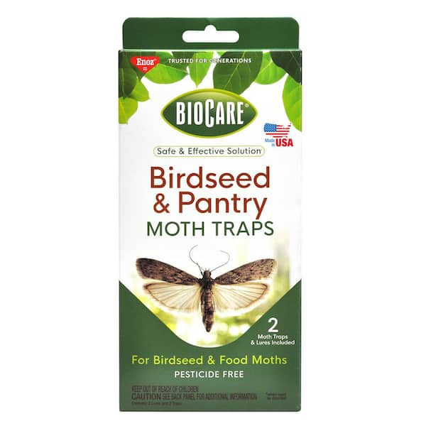 Non-Toxic Indoor Birdseed and Pantry Moth Traps Plus Lures (Case of 3)