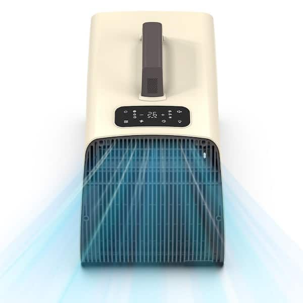 5500 BTU Portable Air Conditioner Cools 175 sq.ft. with Remote, Dehumidifier, 2-Exhaust Pipe for Tent, Camper (White)