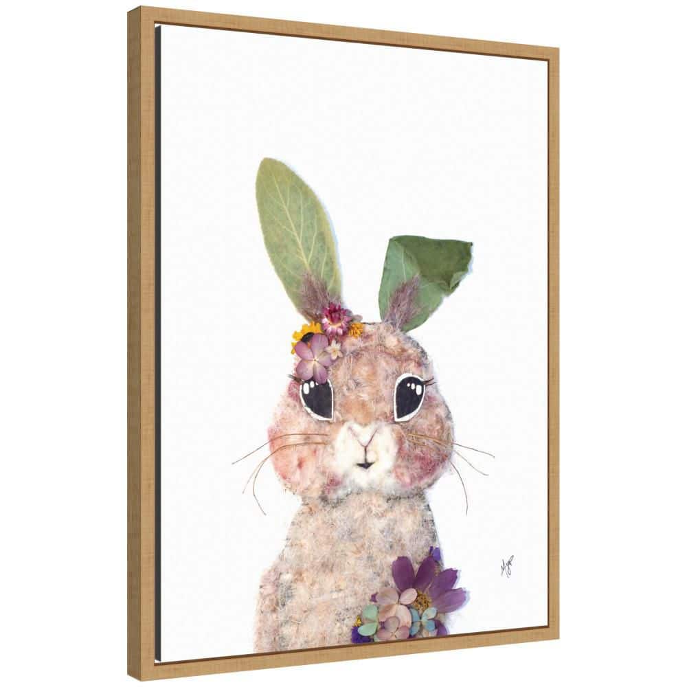 "Sylvie ""Bunny"" by Madeline Jeppesen Animals Framed Art Print 24 in. x 18 in." price history on PriceWatchPro