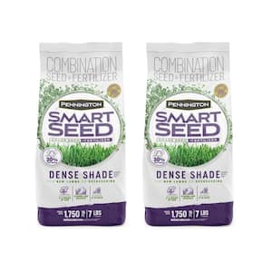 Smart Seed 7 lbs. Dense Shade Grass Seed and Fertilizer (2-Pack)