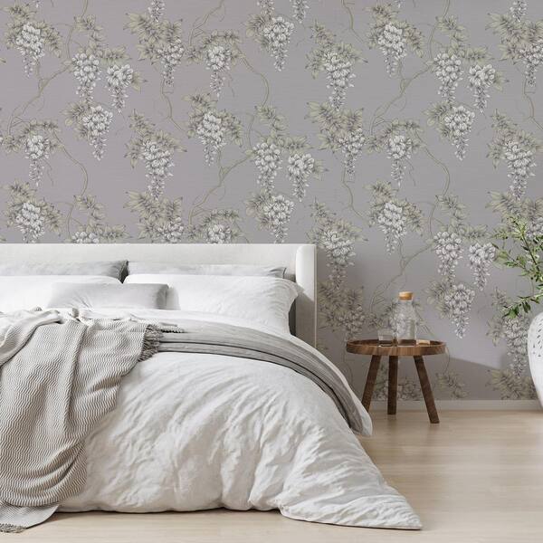 Wisteria Mauve Wallpaper
