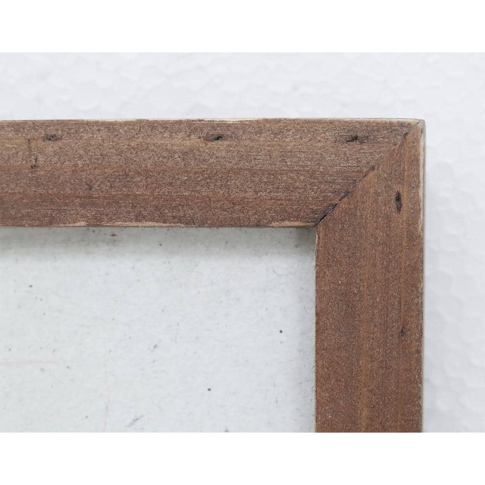 Rustic Brown Wood Believe in the Magic of Christmas Wall Sign