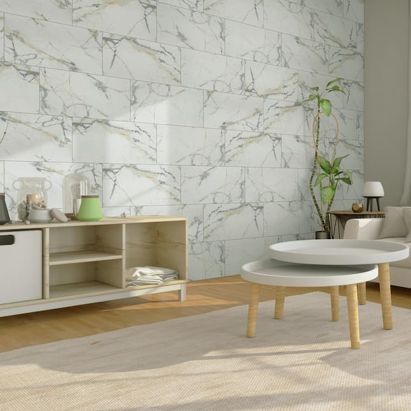 MSI Take Home Tile Sample - Lockson Mix 4 in. x 4 in. Glossy White