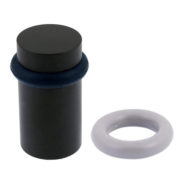 Matte Black Solid Brass High Clearance Flat Top Floor Door Stop