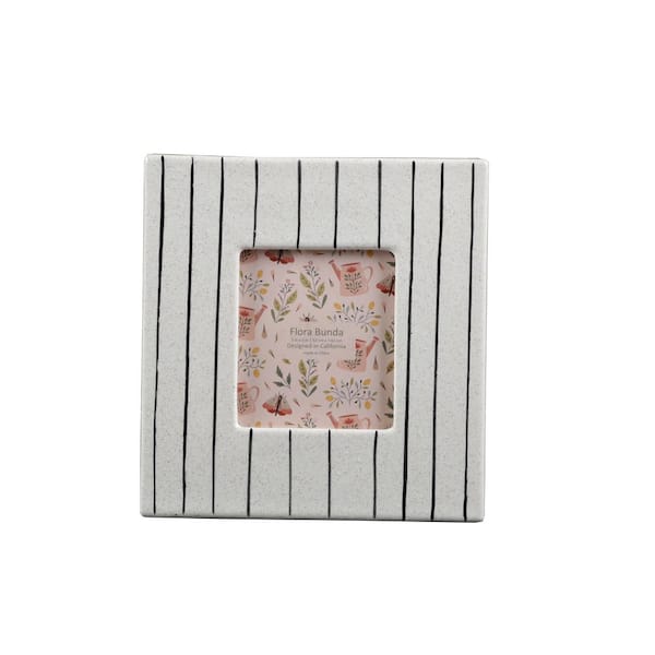 Flora Bunda 3 x 3 Strip Ceramic Frame