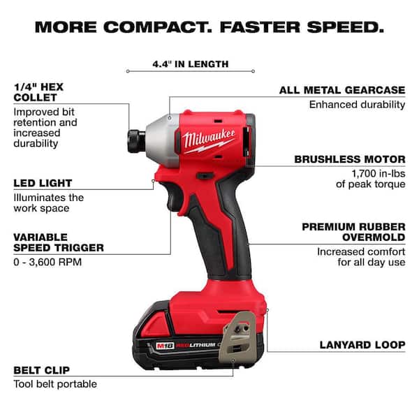 Mlwaukee m18 fuel 18v lthum on brushless cordless 1 n sds plus d