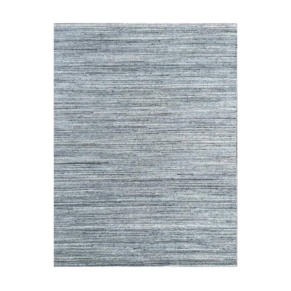 NATURAL GREY HandKnotted Wool Modern Lori Baft Gabbeh Solid Color Rug, 9' x 12' KC13000GY9X12