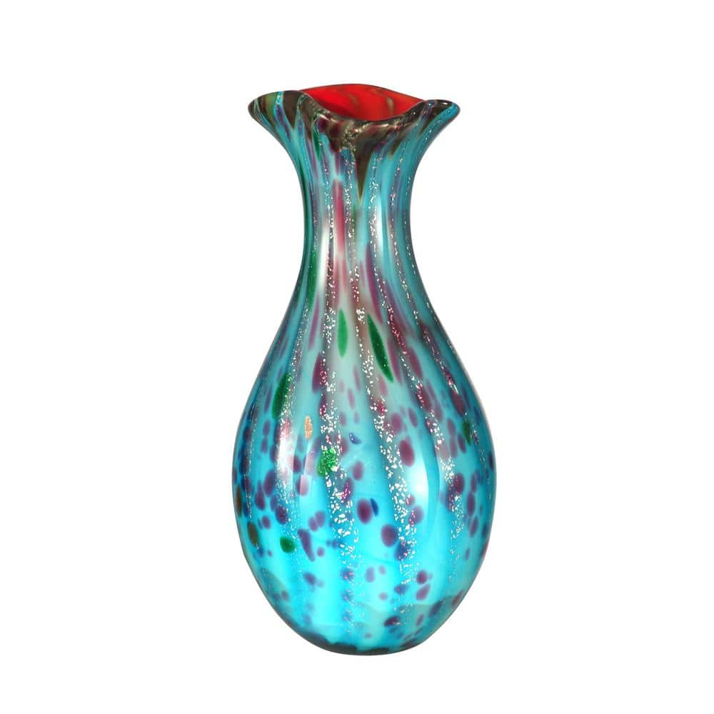 15.5 in. Lagood Hand Blown Art Glass Vase -  Dale Tiffany, AV12041