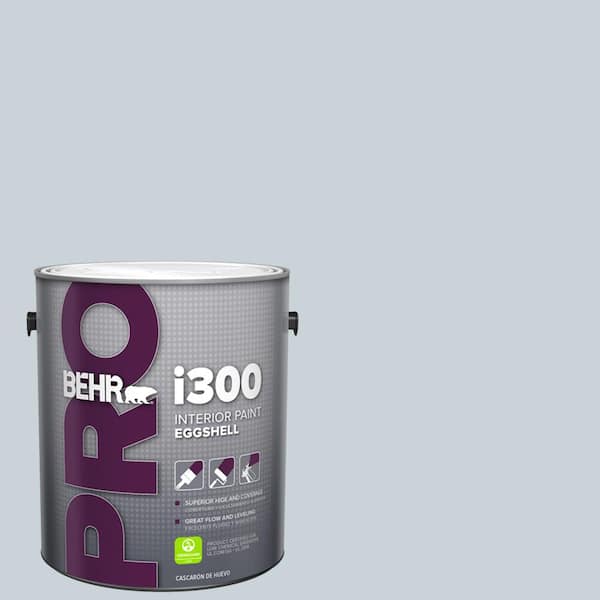 BEHR PRO 1 gal. #N480-1 Light Drizzle Eggshell Interior Paint