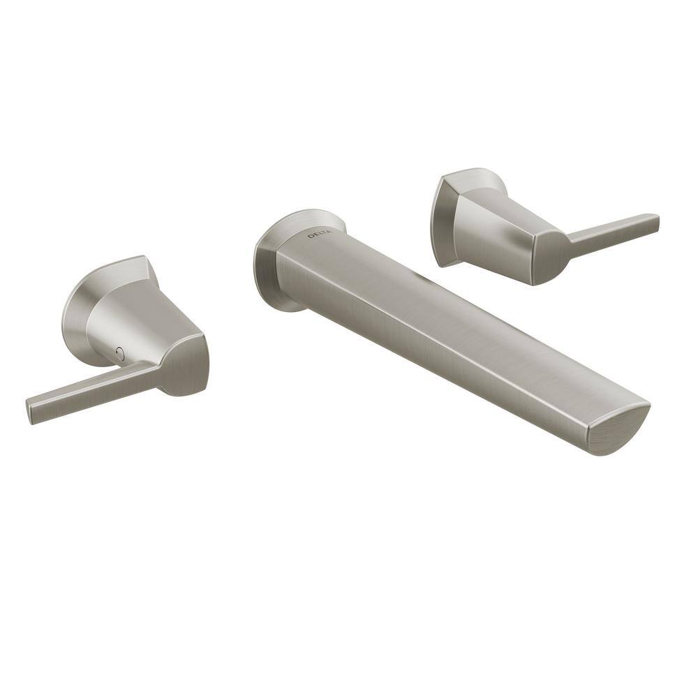 Delta Galeon 2-Handle Wall Mount Bathroom Faucet Trim Kit in Lumicoat ...
