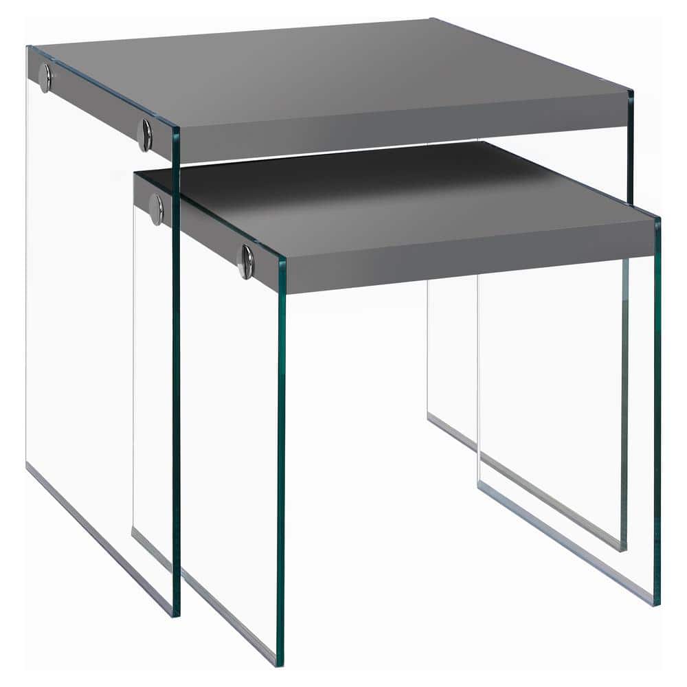 Grey Nesting Table (2Piece) HD3293 The Home Depot