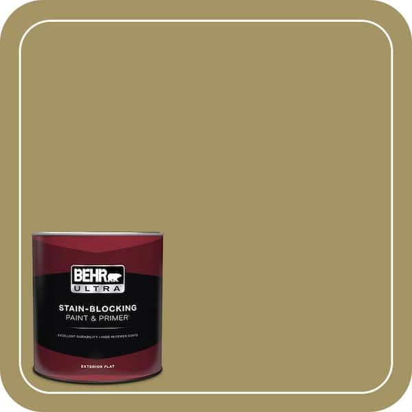 BEHR ULTRA 1 qt. #M330-6 Keemun Flat Exterior Paint & Primer