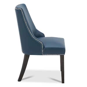 Merope Blue Faux Leather Dining Chair (Set of 2)