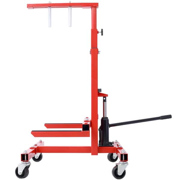 Red Hydraulic Door Remover and Installer Jack Hoist Lift Jack Stand Dolly