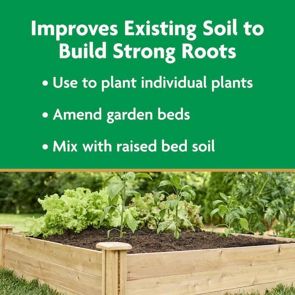 Miracle-Gro - Garden Soil All Purpose 0.75 cu. ft. for In-Ground Use, Gardens and Raised Beds, Flowers, Vegetables, Trees, Shrubs