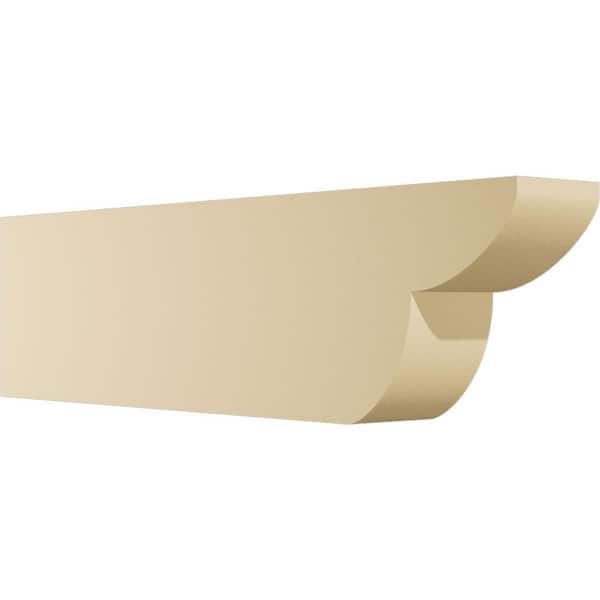 Ekena Millwork Standard Crestline 4 in. W x 8 in. H x 30 in. D Signature Urethane Rafter Tail Outlooker