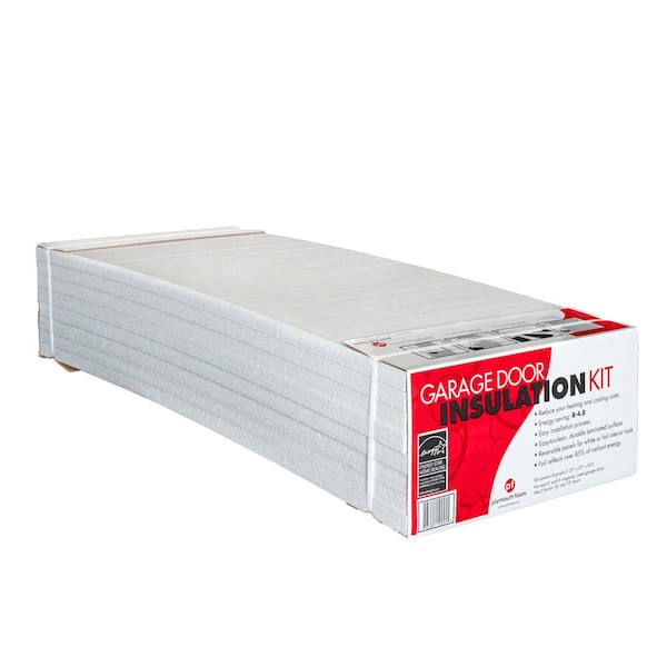 Unbranded Garage Door Insulation Kit (8 Reflective/White Panels)