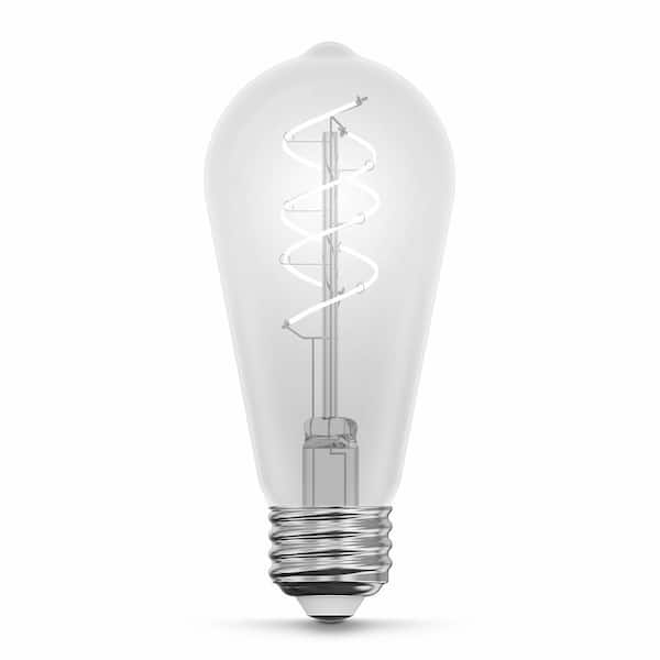 Feit Electric 40-Watt Equivalent ST19 Dimmable Double Spiral