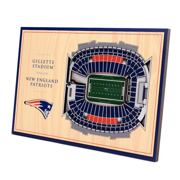 NFL New England Patriots 3D StadiumViews Desktop Display - Gillette Stadium