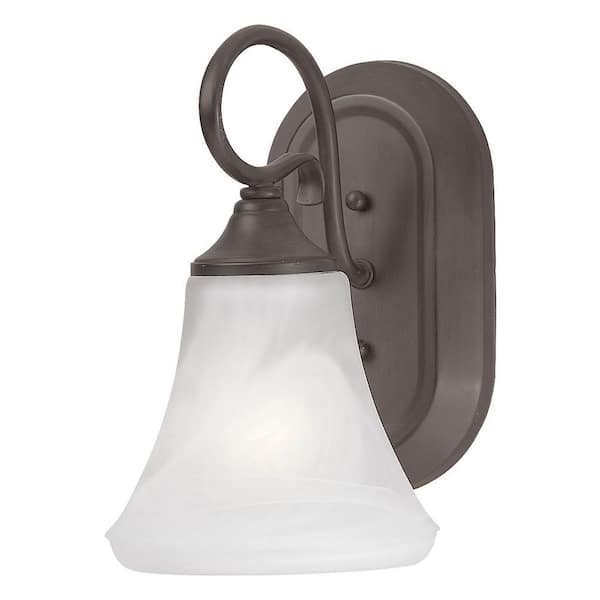 Thomas Lighting Elipse 1-Light Painted Bronze Sconce