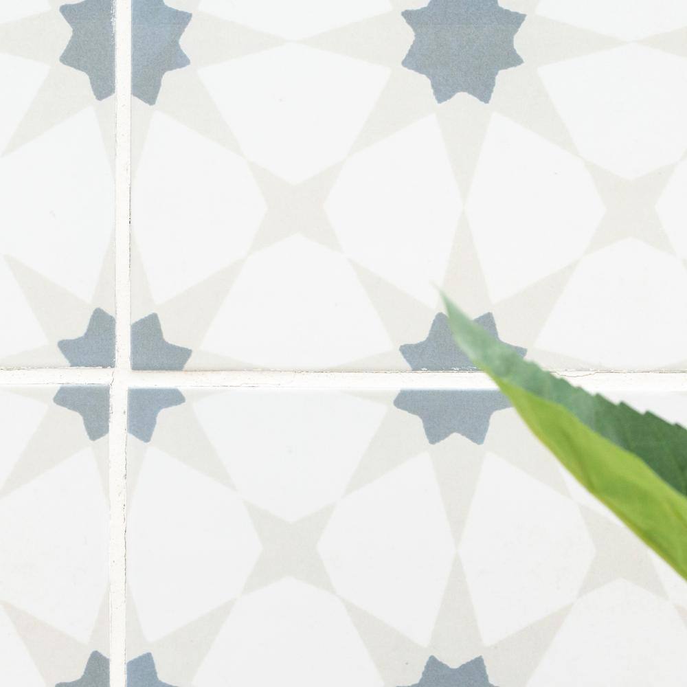 Amara 8" x 8" Zoudia Matte Porcelain Floor and Wall Tile
