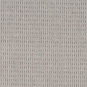 Terrain - Stone - Gray 13.2 ft. 34 oz. Wool Loop Installed Carpet