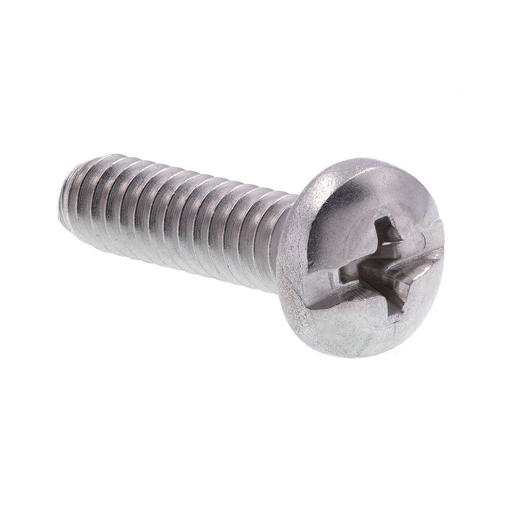 Prime-Line 9004861 Machine Screw Pack of 15 10-24 X 3 in Grade 18-8 Stainless Steel Slotted//Phillips Combo Round Head