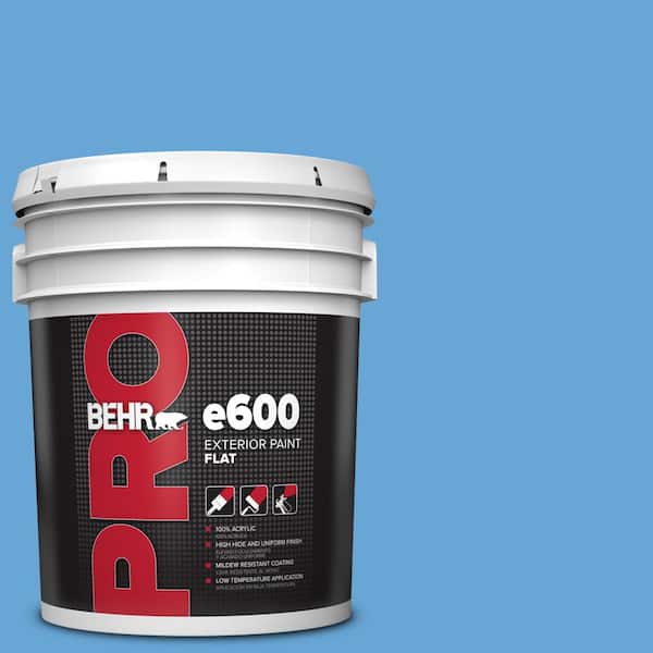 BEHR PRO 5 gal. #560B-5 Ocean Tropic Flat Exterior Paint