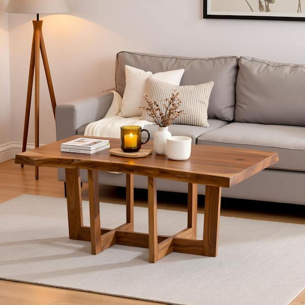 Alaterre Furniture Berkshire 42 in. Natural Large Rectangle Wood