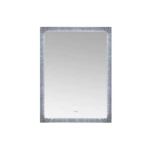 Frysta 24 in. W x 40 in. H Rectangular LED Light Frameless Wall Mounted Bathroom Vanity Mirror