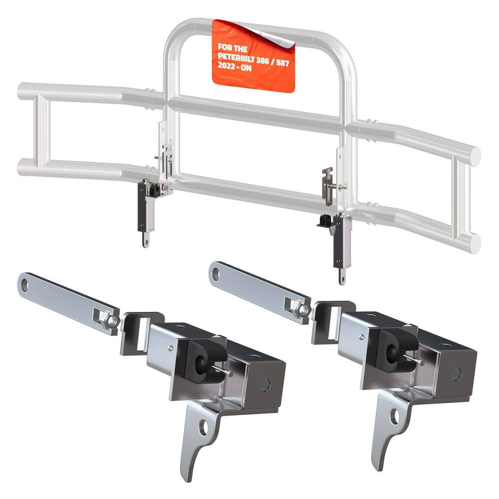 Folding Front Bumper Guard Brackets for Peterbilt 386 & 587 2022-On (Brackets ONLY) price history on PriceWatchPro