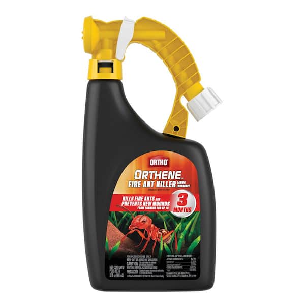 Orthene Fire Ant Killer Lawn and Landscape 32 fl. oz. Broadcast Ready-to-Spray, Controls Ants and Fleas, Insect Killer