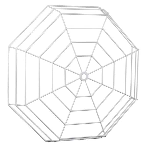 20.75 in. x 20.75 in. White Protective Steel Damage Stopper for Clock/Bell Wire Guard