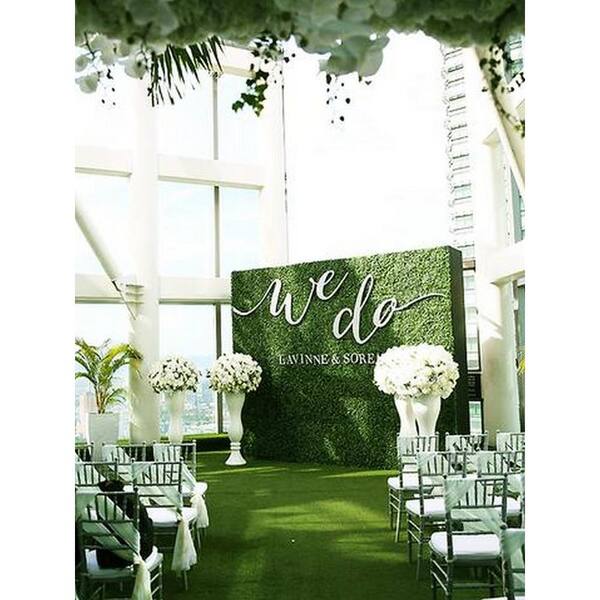 Faux Greenery Wall — HRJ Events & Vintage Rentals