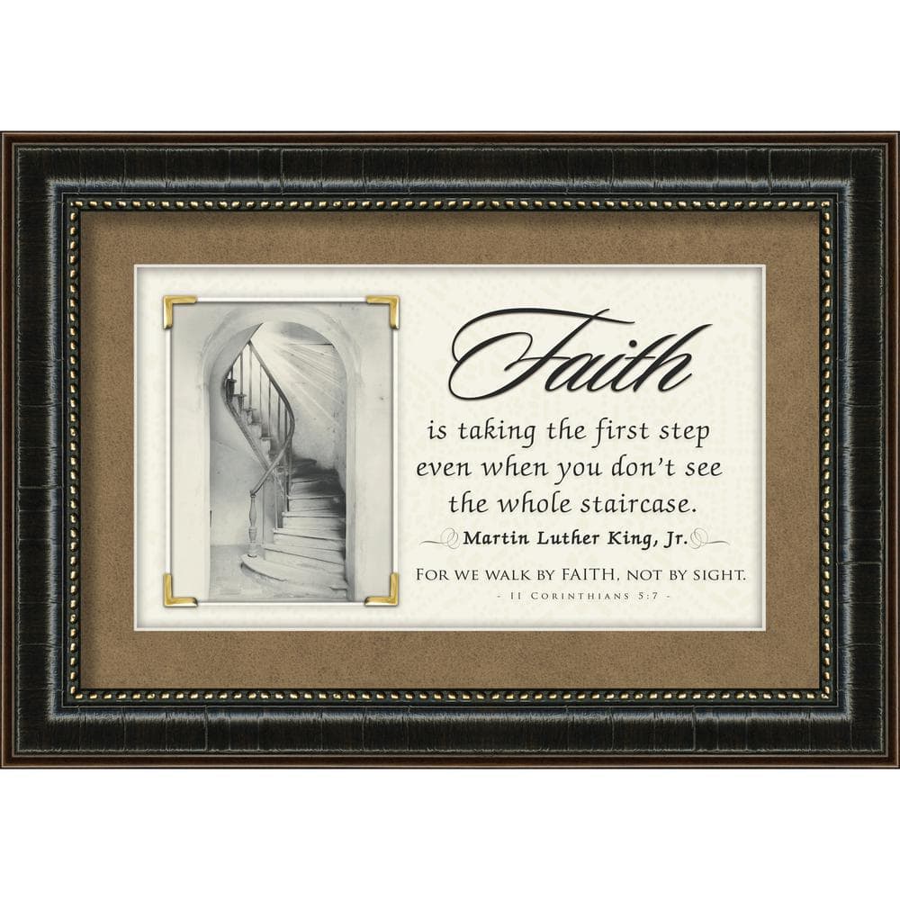 Historical Quotes Faith Mlk Jr Quote By Carpentree Framed Art