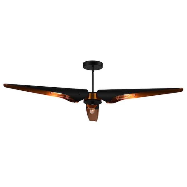 CWI Lighting Amar 3 Light Chandelier With Matte Black Finish