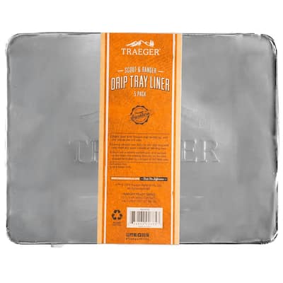 Traeger Drip Tray Liner for Traeger Ranger/Scout (5-Pack) Drip Tray Liner for Traeger Ranger/Scout (5-Pack)